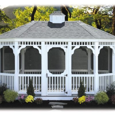 #16 Oval Vinyl Gazebo