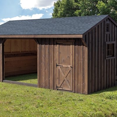 Run-In Shed w/ Tack Room