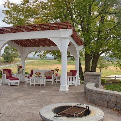 Santa Fe Vinyl Pergola