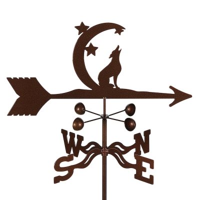 Coyote w/ Moon & Stars Weathervane