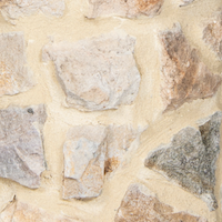 Tan Stone w/ Ivory Grout