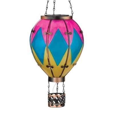 Large Diamond Hot Air Balloon Solar Lantern