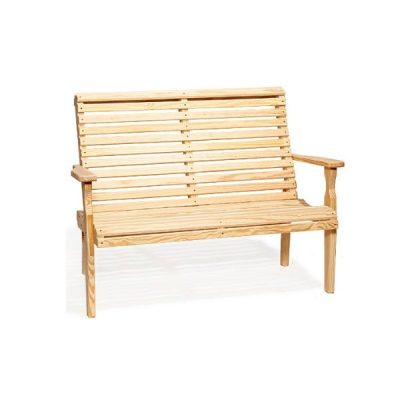 Wood Roll-Back Bench