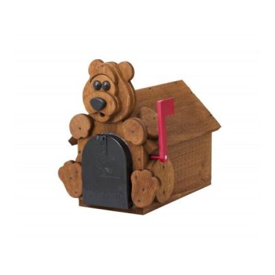 Rustic Bear Mailbox