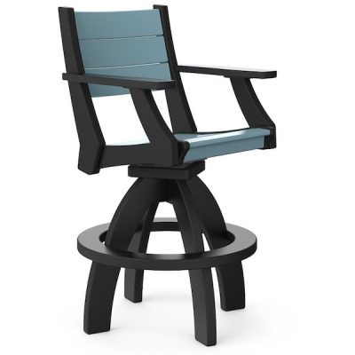 Farmhouse Bar Swivel Chair