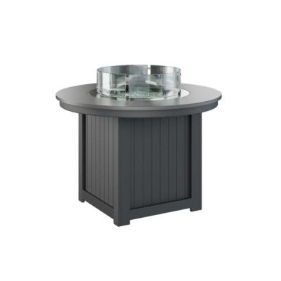 Donoma 44" Round Hammered Top Fire Table