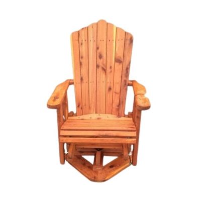 23" Cedar Swivel Glider
