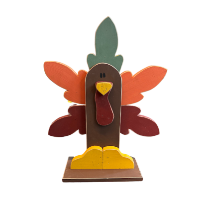 Turkey on Wood Stand