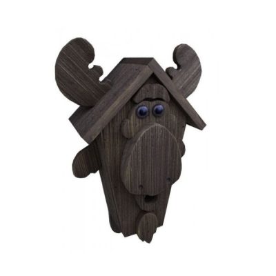 Rustic Moose Birdhouse