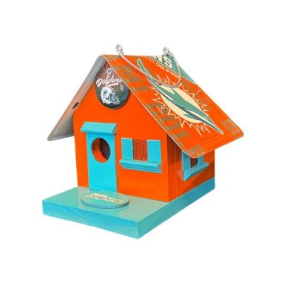 License Plate Football Bird House