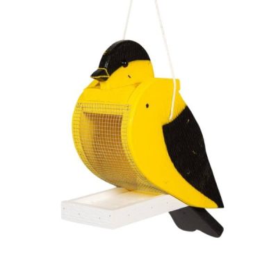 Wood Gold Finch Bird Feeder
