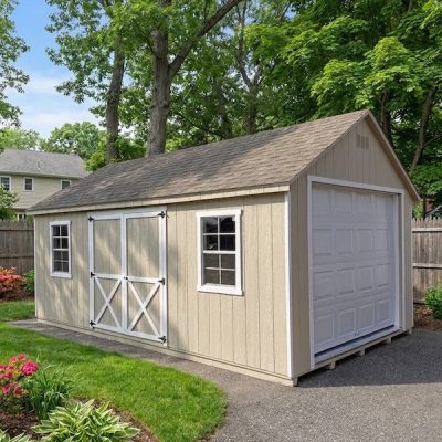 12×20 Traditional Elite One-Car Garage