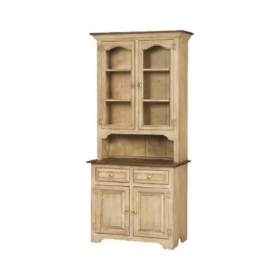 2 Door Hutch With Glass