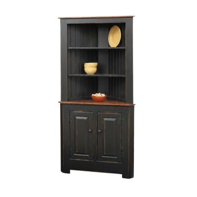 Extra Large Corner Cabinet Hutch