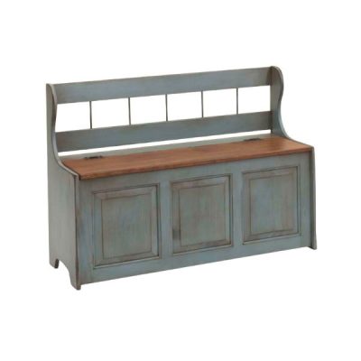 Spindle Bench w/ Storage